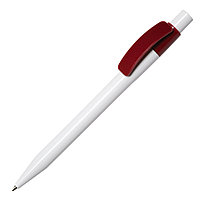 Ручка шариковая PIXEL, бордовый, пластик