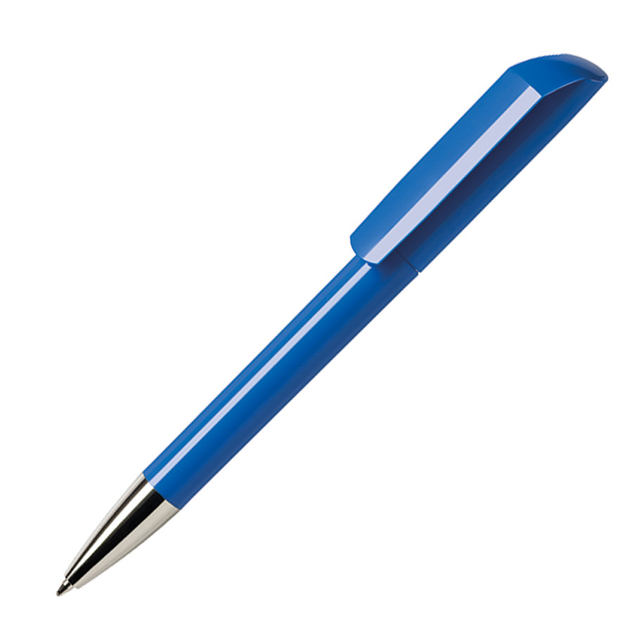 Ручка шариковая FLOW, лазурный, пластик