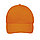 Бейсболка "SUNNY", 5 клиньев, застежка на липучке, оранжевый, 100% хлопок, плотность 180 г/м2, фото 2