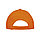 Бейсболка "SUNNY", 5 клиньев, застежка на липучке, оранжевый, 100% хлопок, плотность 180 г/м2, фото 3