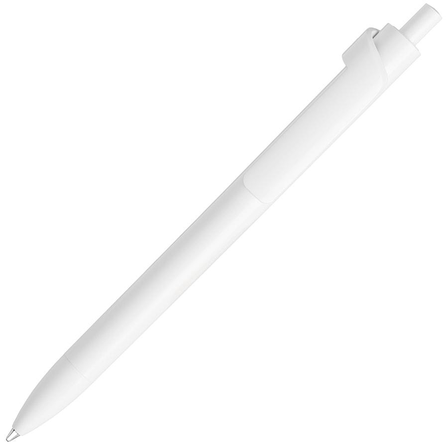 Ручка шариковая FORTE SAFETOUCH, белый, антибактериальный пластик, фото 1