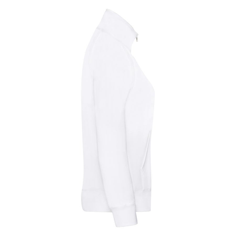 Толстовка "Lady-Fit Sweat Jacket", белый_L, 75% х/б, 25% п/э, 280 г/м2 - фото 3 - id-p89708425