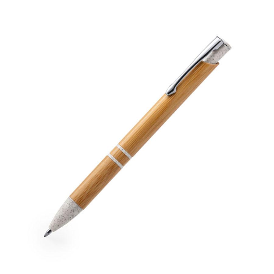 LETTEK, ручка шариковая, бамбук, пластик с пшеничным волокном, металл - фото 1 - id-p89716042