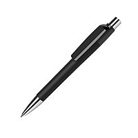 Ручка шариковая MOOD, покрытие soft touch, черный, пластик, металл
