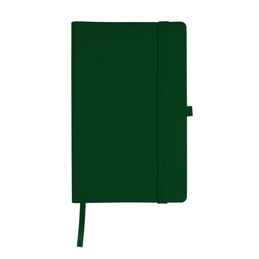 Бизнес-блокнот "Gracy", 130х210 мм, зеленый, кремовая бумага, гибкая обложка, в линейку, на резинке - фото 6 - id-p89710418
