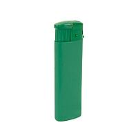 Зажигалка пьезо ISKRA, зеленый, 8,24х2,52х1,17 см, пластик