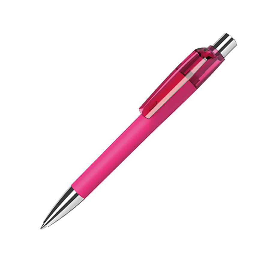 Ручка шариковая MOOD, покрытие soft touch, розовый, пластик, металл