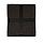 Плед "Твин" двусторонний, черный/белый,  130х150 см; плотность 350 г/м2, фото 2