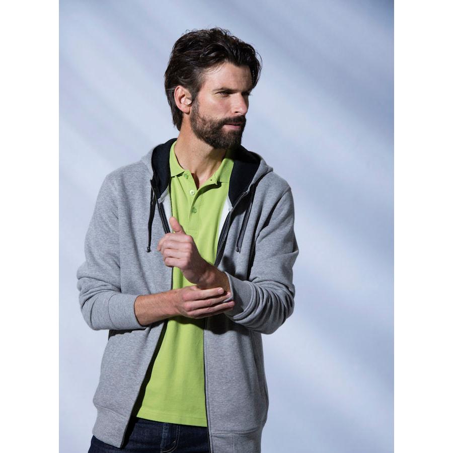 Толстовка мужская Classic Hoody Full Zip, меланж _XXL, 85% хлопок, 15% вискоза, 300 грм2 - фото 6 - id-p89711702