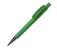 Ручка шариковая NEXT, зеленый, покрытие soft-touch,  пластик