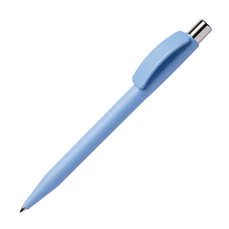 Ручка шариковая PIXEL CHROME, светло-голубой, пластик