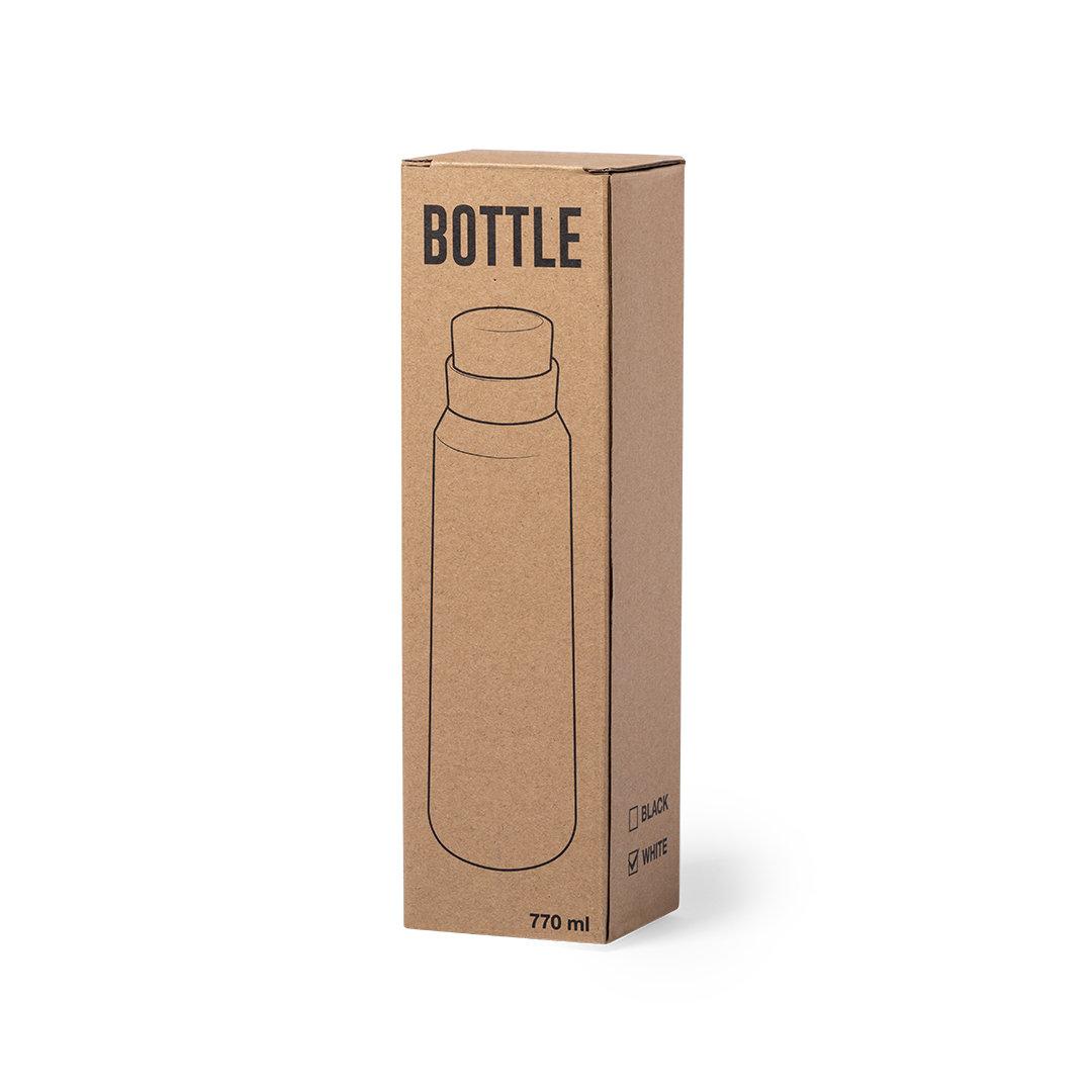 Бутылка для воды ANUKIN, белая, 770 мл, нержавеющая сталь - фото 3 - id-p89713739