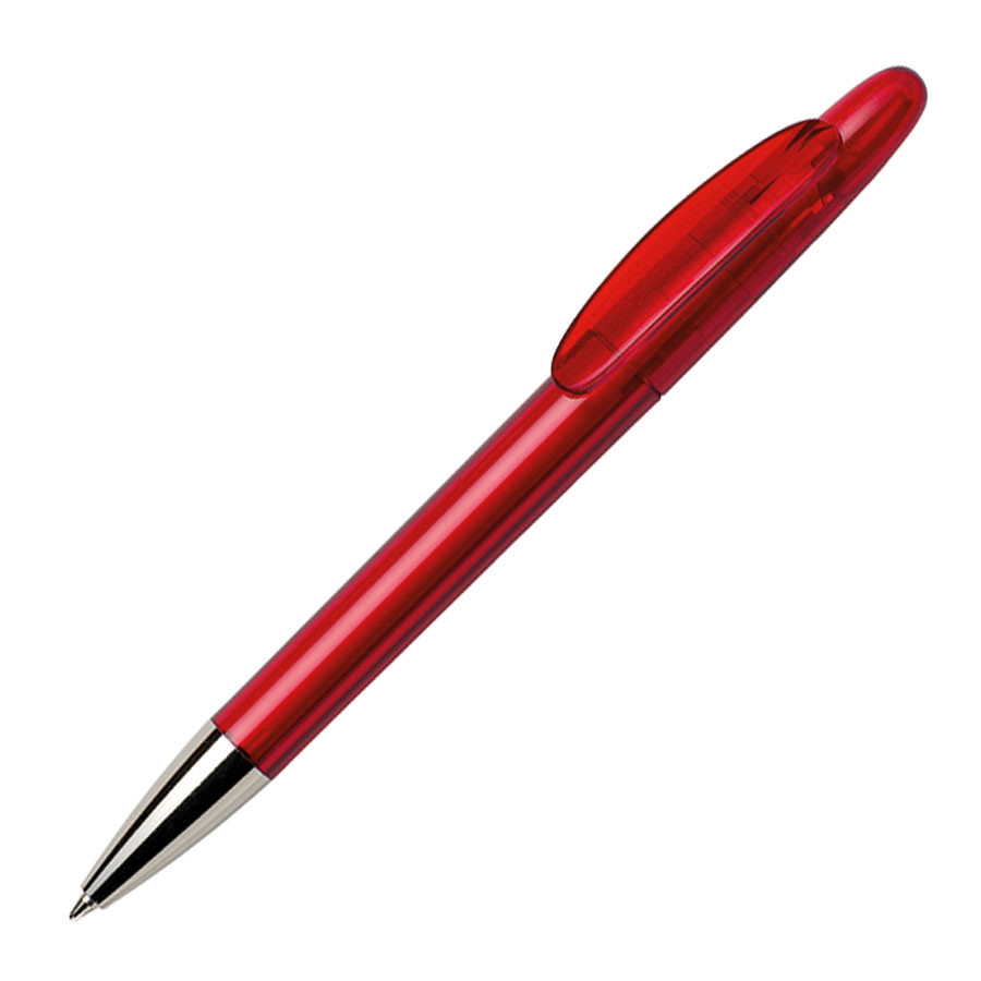 Ручка шариковая ICON CHROME, красный, пластик