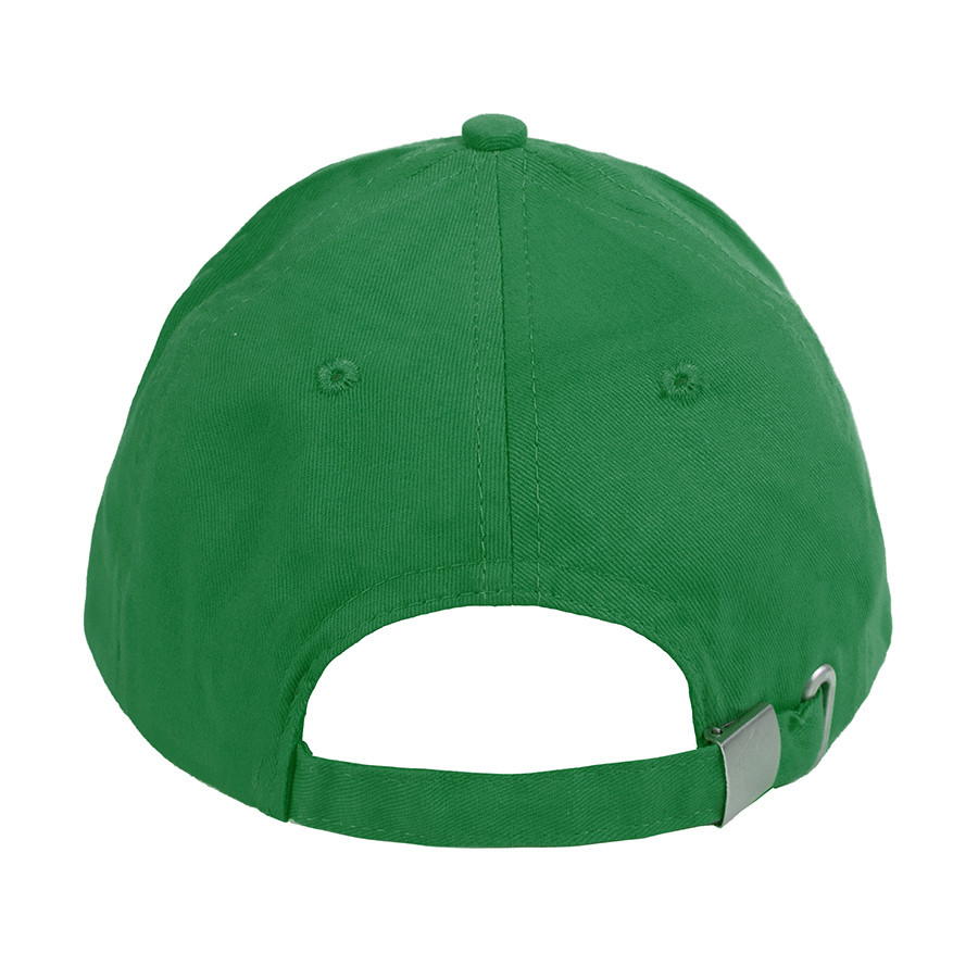 Бейсболка "Premium S", 5 клиньев, металлическая застежка;ярко-зеленый; 100% хлопок;плотность 350 г/м - фото 3 - id-p89719363
