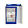 Календарь настольный  на 2 года с кубариком; белый с синим; 11х10х10 см; пластик, фото 2