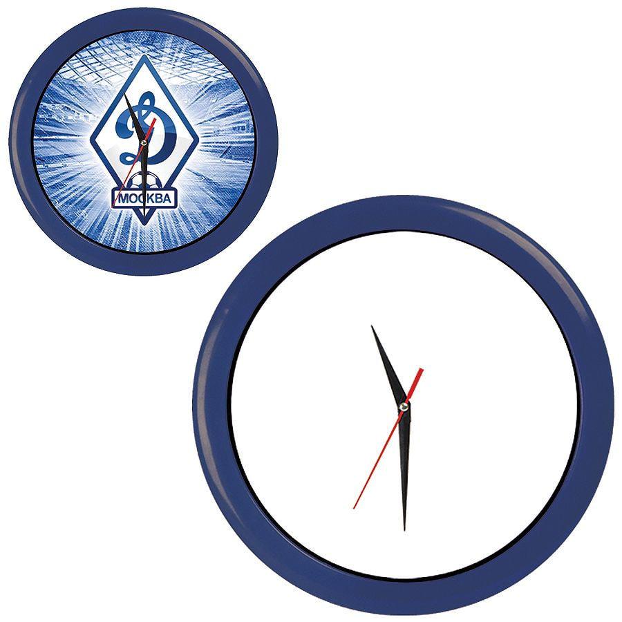 Часы настенные "ПРОМО" разборные ; синий, D28,5 см; пластик/стекло - фото 1 - id-p89718248