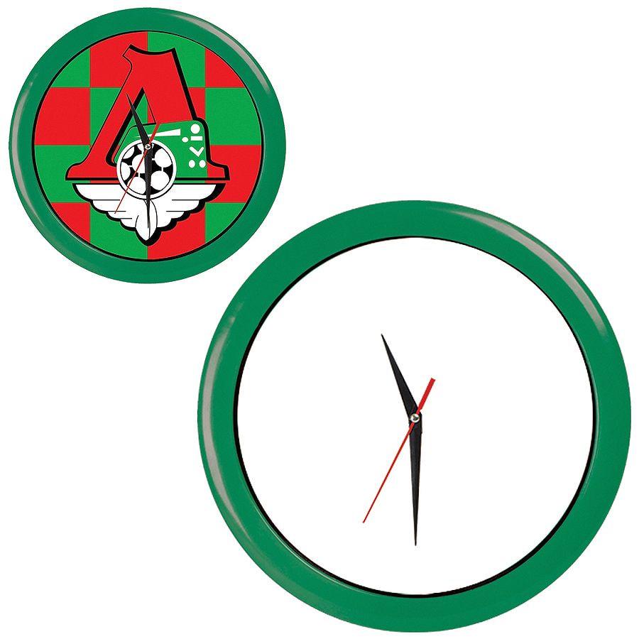 Часы настенные "ПРОМО" разборные ; зеленый, D28,5 см; пластик/стекло - фото 1 - id-p89718269