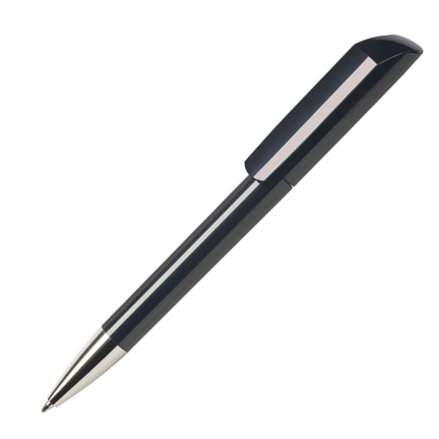 Ручка шариковая FLOW, черный, пластик