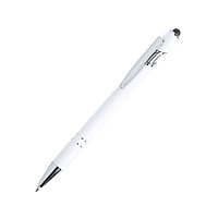 LEKOR, ручка шариковая со стилусом, белый, металл