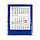 Календарь настольный на 2 года; прозрачно-синий; 12,5х16 см; пластик; тампопечать, шелкография, фото 3
