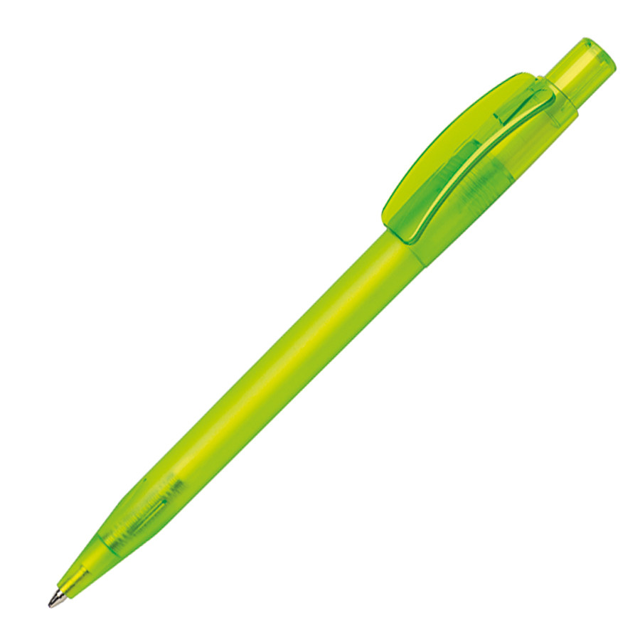 Ручка шариковая PIXEL FROST, зеленое яблоко, пластик