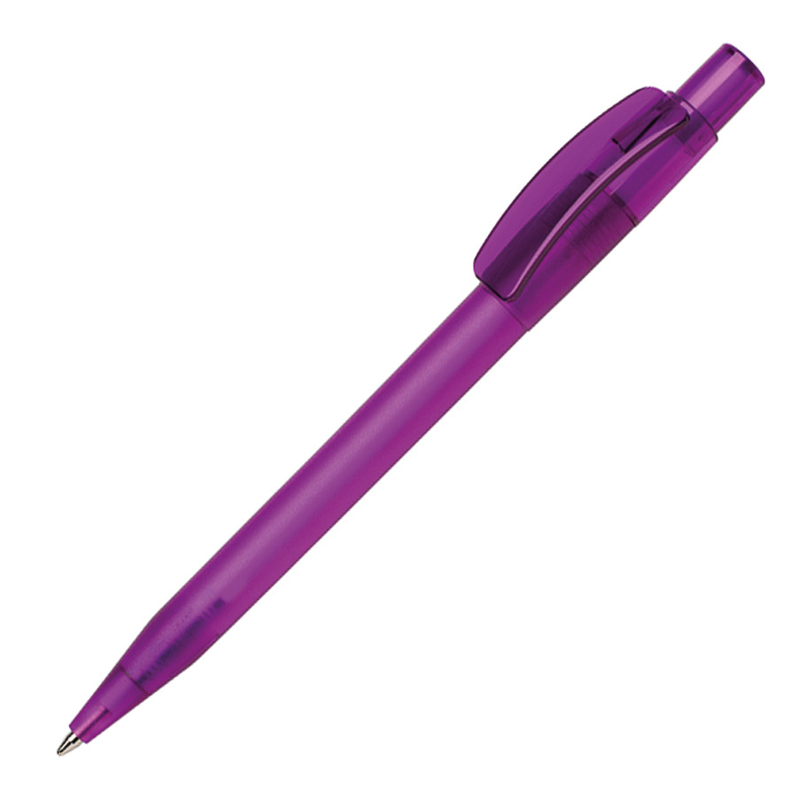 Ручка шариковая PIXEL FROST, фиолетовый, пластик
