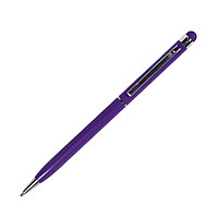 TOUCHWRITER, ручка шариковая со стилусом для сенсорных экранов, фиолетовый/хром, металл  