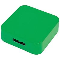 USB flash-карта "Akor" (8Гб),зеленая, 4х4х1,3см,пластик