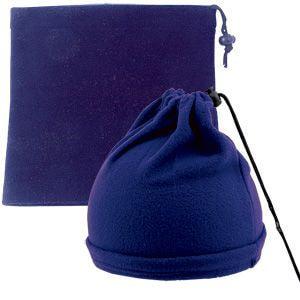 Шапка-шарф с утяжкой "Articos", 24.5×25.5 см, синий, флис, 200 гр/м2 - фото 1 - id-p89719406