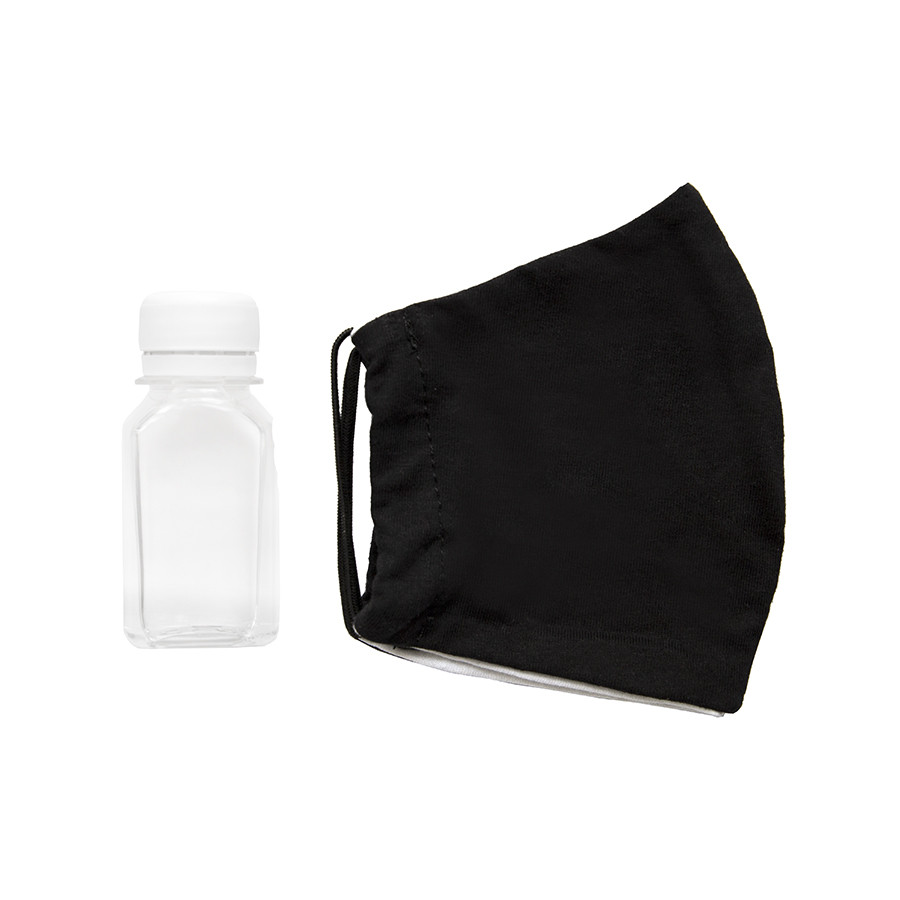 Комплект СИЗ #2 (маска черная, антисептик, перчатки черные), упаковано в жестяную банку - фото 5 - id-p89718288