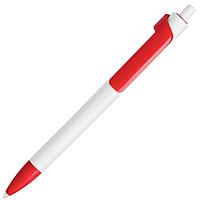 FORTE, ручка шариковая, белый/красный, пластик