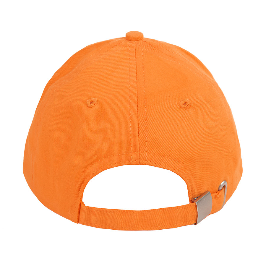 Бейсболка "Standard", 5 клиньев, металлическая застежка; оранжевый; 100% хлопок; плотность 175 г/м2 - фото 3 - id-p89718304