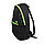 Рюкзак "Town", черный с зелеными молниями, 28х38х12 см, полиэстер 600D, фото 3