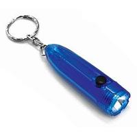Брелок-фонарик; синий; 7,5х2х2 см; пластик