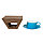 Коробка для чайных пар 27600, 27800, размер 17,2х10,94х8,2 см,  микрогофрокартон, коричневый, фото 3