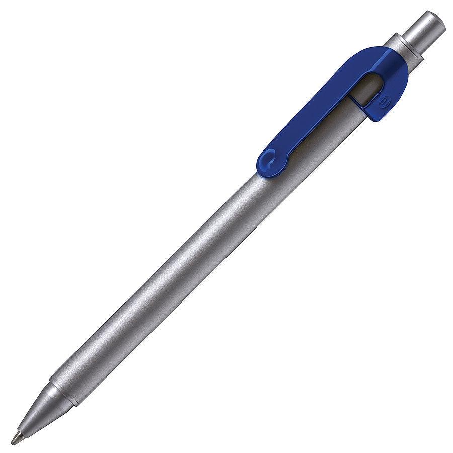 SNAKE, ручка шариковая, синий, серебристый корпус, металл - фото 1 - id-p89717358