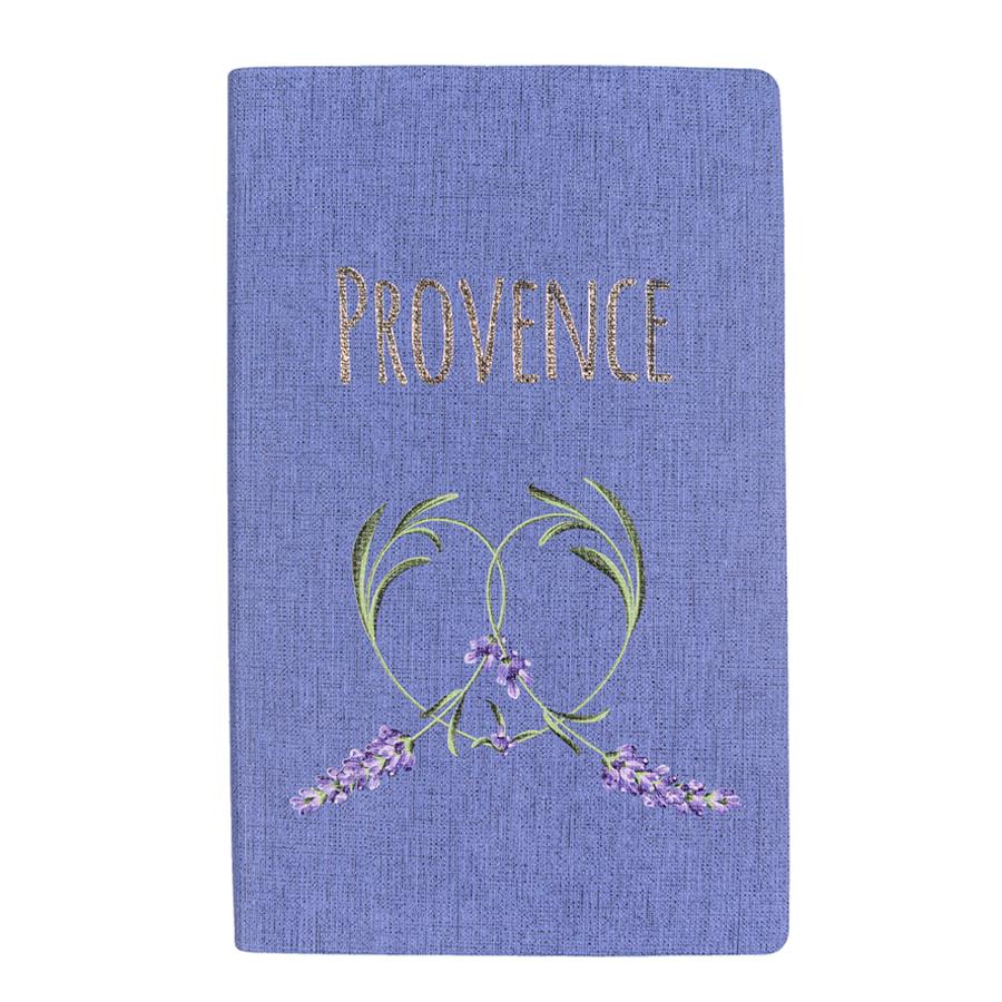 Бизнес-блокнот А5 "Provence", сиреневый, мягкая обложка, в клетку - фото 2 - id-p89708629