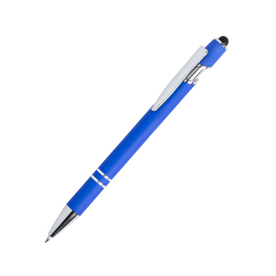 LEKOR, ручка шариковая со стилусом, синий, металл