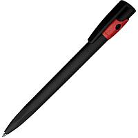 Ручка шариковая KIKI ECOLINE, черный/красный, экопластик