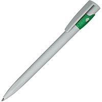 KIKI ECOLINE, ручка шариковая, серый/зеленый, экопластик, фото 1