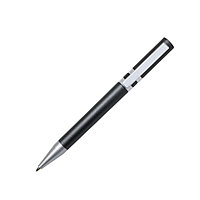 Ручка шариковая ETHIC, металлизированное покрытие, черный, пластик, металл