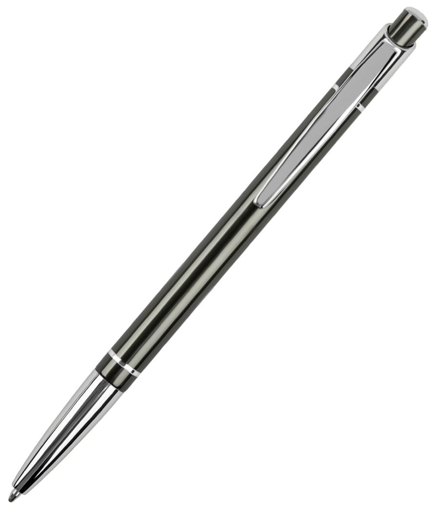 SHAPE, ручка шариковая, темно-серый/хром, анодированный алюминий/пластик - фото 1 - id-p89709689