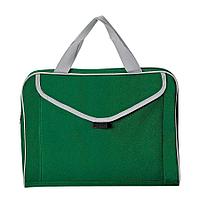 Конференц-сумка "Mail"; зеленый; 35х30x8 см; полиэстер