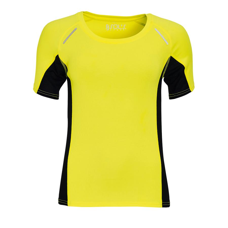 Футболка для бега "Sydney women", желтый_XS, 92% полиэстер, 8% эластан, 180 г/м2