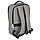Рюкзак 'Stian", серый/черный, 42х28х12 см, 100% полиэстер, фото 3