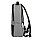 Рюкзак 'Stian", серый/черный, 42х28х12 см, 100% полиэстер, фото 4