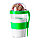 Контейнер для еды YOPLAT с ложкой, зеленый, 420 мл, 16,3х9см, пластик, фото 2
