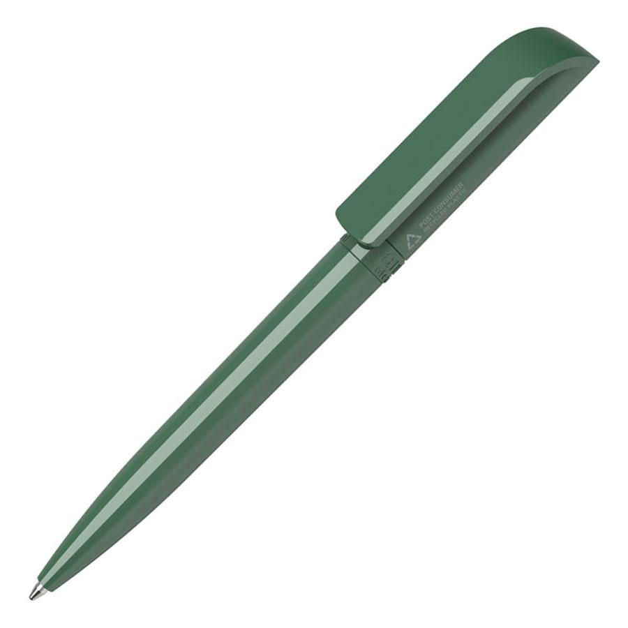 Ручка шариковая TAG GREEN RECYCLED ANTIBACTERIAL, антибактериальное покрытие, темно-зеленый, пластик - фото 1 - id-p89716506