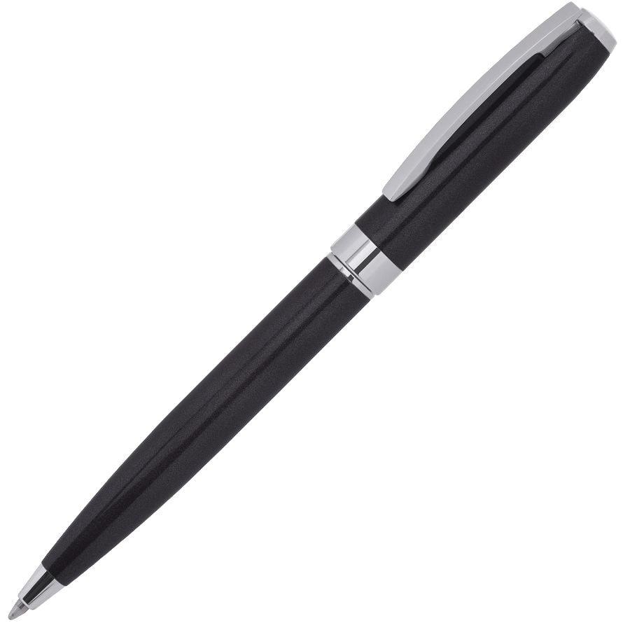 ROYALTY, ручка шариковая, черный/серебро, металл, лаковое покрытие