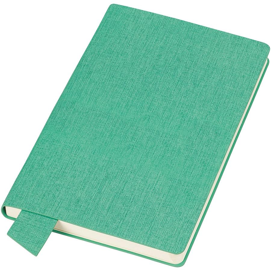 Бизнес-блокнот А5 "Provence", зеленый , мягкая обложка, в клетку - фото 1 - id-p89708796